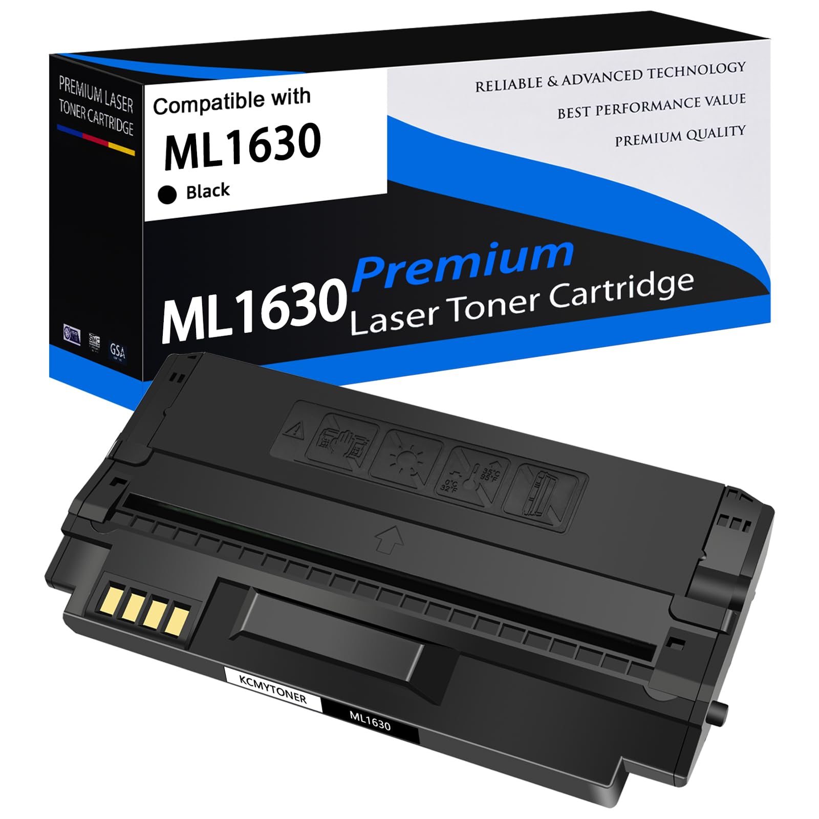 Mualarung さま　専用 Amazon.com: KCMYTONER 1 Pack ML-1630 ML-D1630A ML1630 Black Toner