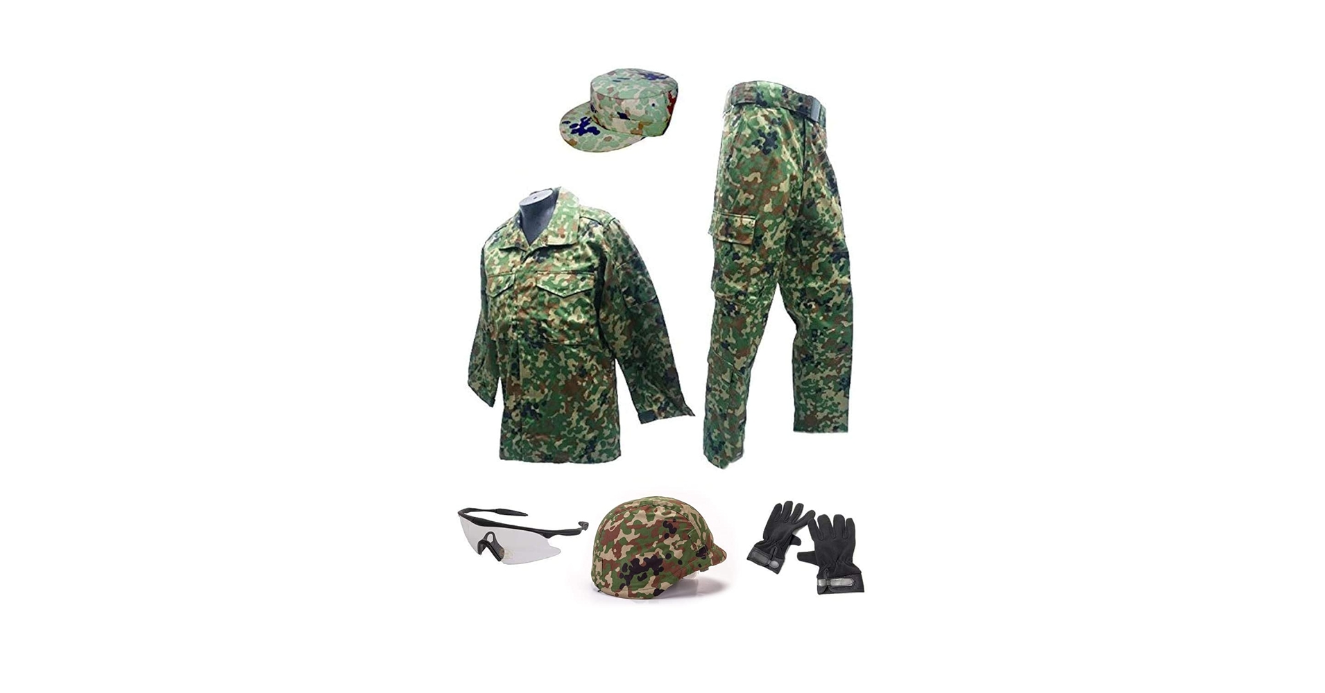 サバゲー装備一式 Amazon.co.jp: [Broptical] 一式セット ベルト付 BDU 自衛隊
