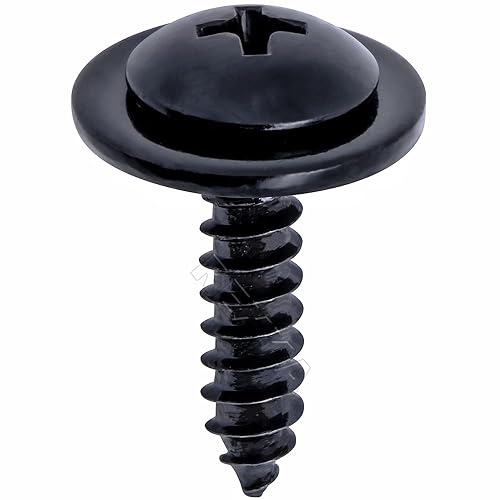 Miniatura 2 de Rexka 20 piezas Fender Liner Splash Shield Wheelhouse Liner Tornillo Phillips Truss Head Sems Compatible con Honda Acura BMW 90114-SE0-000 Accord