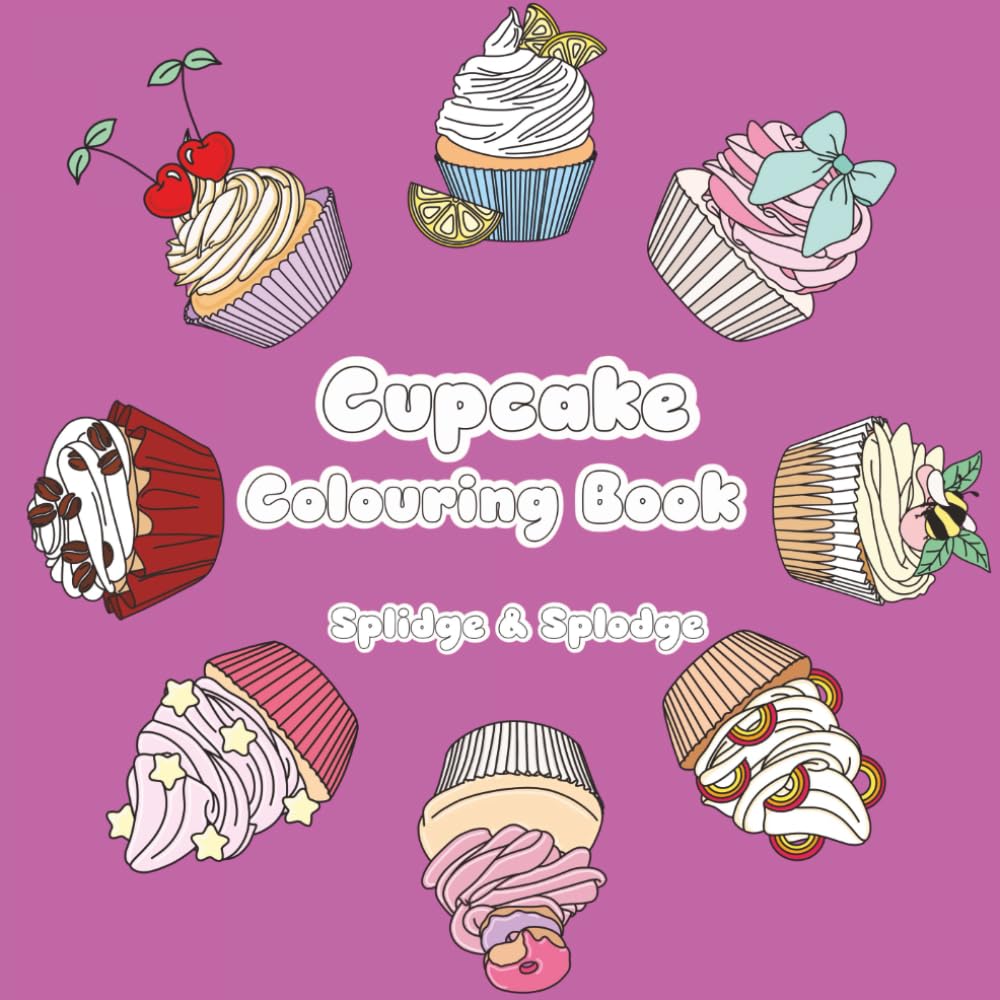 Cupcake: Colouring book for all ages