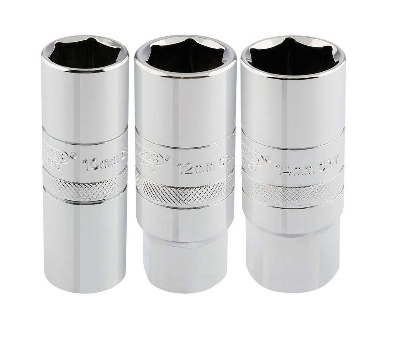 Draper 3 Piece 1/2" Drive Spark Plug Socket Set 1/2"