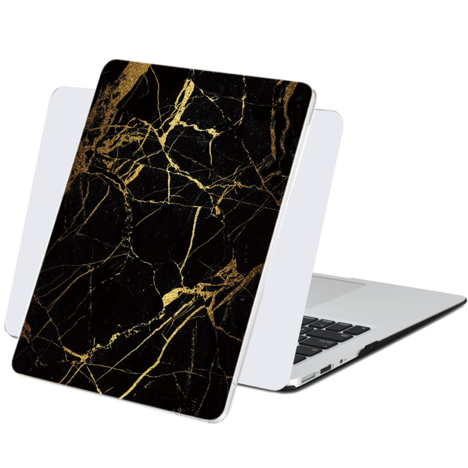 Carcasa MacBook Pro 15 2012-2015 A1398 rígida de plástico con acabado mármol negro 8