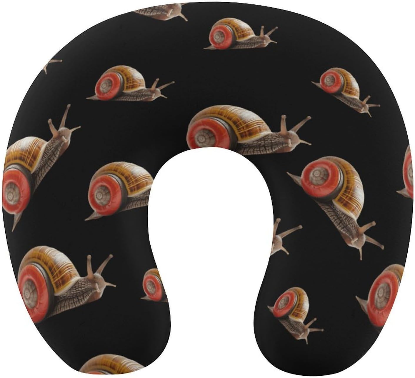 Speedy Snail Like Car Racer Funny Travel Pillow U Shaped Memory Foam Neck Pillows Portable for Flight Car Home Office