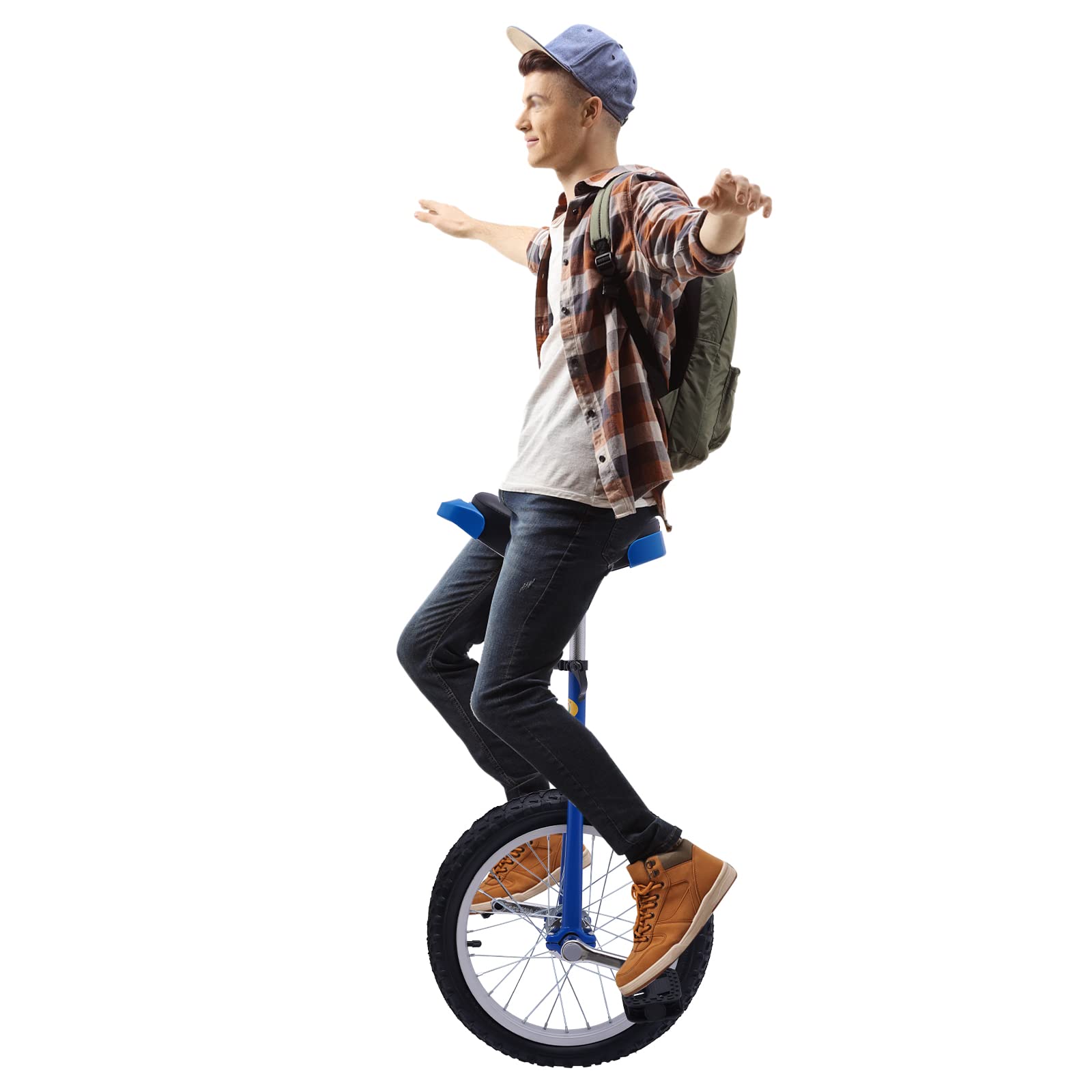 LSYSGSB 24 Inch Wheel Outdoor Unicycle Adjustable Seat Exercise Bicycle Fit Adults Outdoor Sports Fitness Exercise