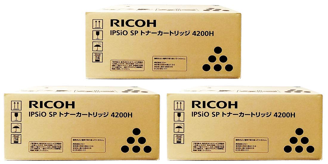 Amazon.co.jp: RICOH IPSiO SP トナーカートリッジ 4200H 308535 純正 