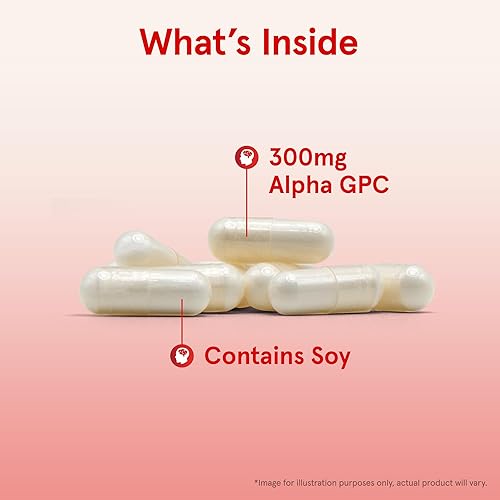Miniatura 3 de Jarrow Formulas Alpha GPC 300 mg - 60 cápsulas vegetales - Apoya la función cerebral - Hasta 60 porciones