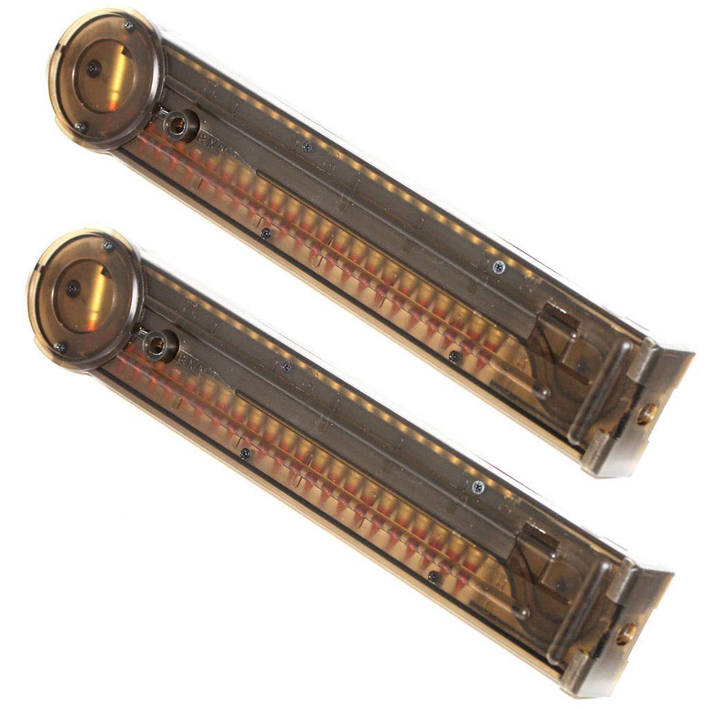 Generica Airsoft Softair 2pcs Packung CYMA 68rd Mid-Cap Magazin für P90-Serie AEG