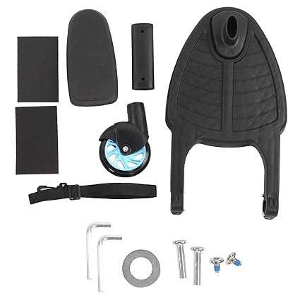 Stroller Auxiliary Pedal, Barrier?Free Safe Stroller Wheeled Plate, PP/PU Excellent Family for Home Baby Stroller Baby