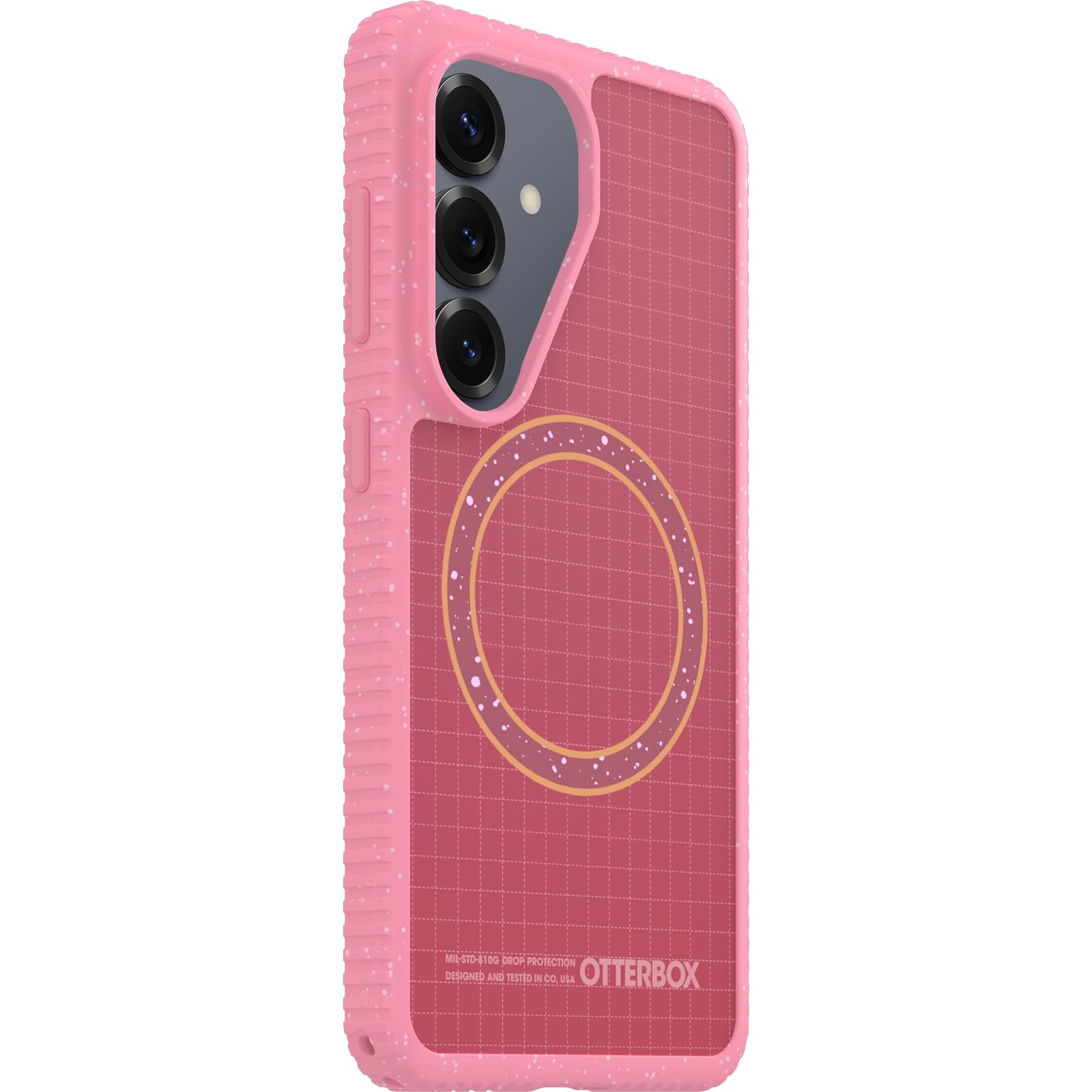 OtterBox Etui Sole Series z magnesami do Samsung Galaxy S26, Przezroczyste, Wstrząsoodporny, 5 Razy Przetestowane Zgodnie ze Standardami Wojskowymi, Różowe