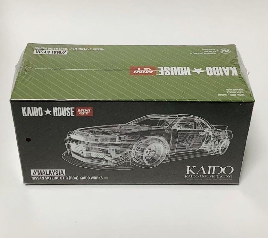 Amazon.co.jp: MiniGT KAIDO HOUSEマレーシア限定日産GT-R R34街道