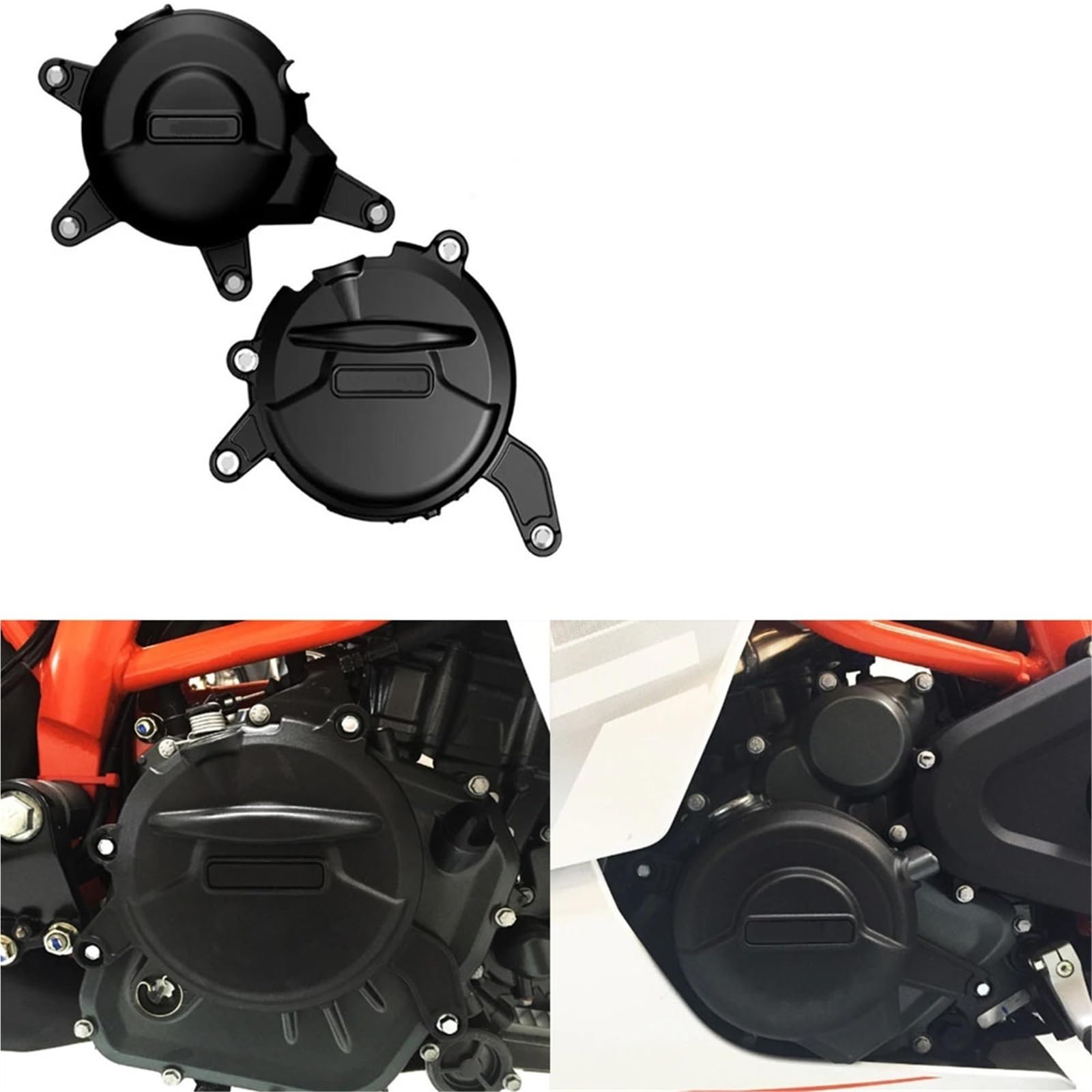 Accesorios Motocicletas Protector De Embrague Motocross, Encendido del Motor Y Tapa La Bomba Agua para RC390 2017 2018 2019 2020 2021