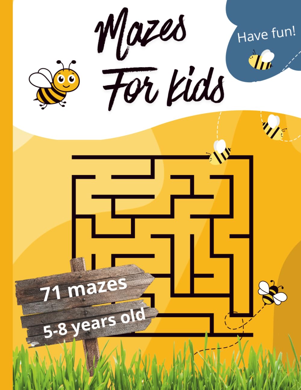 Amazing Mazes for Kids Ages 5–8: A Fun Activity Book with Different Maze Shapes to Boost Logic and Problem-Solving Skills