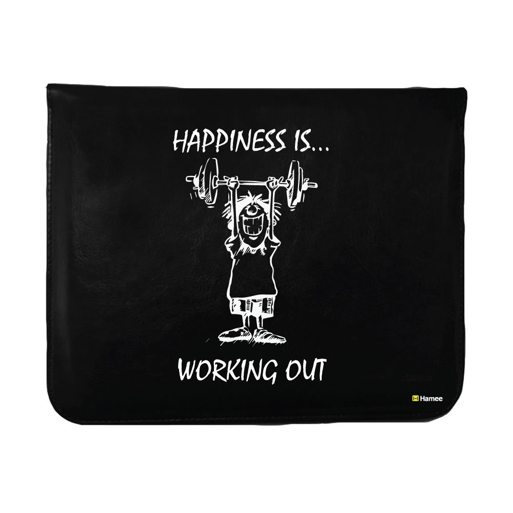 Hamee 8Inch Tabcase Black Leather Tablet Case/Sleeve/Pouch for iBall