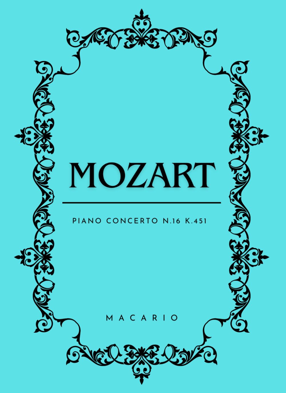 Mozart Piano Concerto N.16: Score for 2 Piano