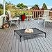 GOPLUS Hundeliege mit Dach, Erhöhtes Hundebett, Haustierbett mit Eisenrahmen, Wasserdichtes Hundesofa, Katzenbett mit Sonnensegel, rutschfeste Fußpolster, für Indoor & Outdoor (90x81x86cm)