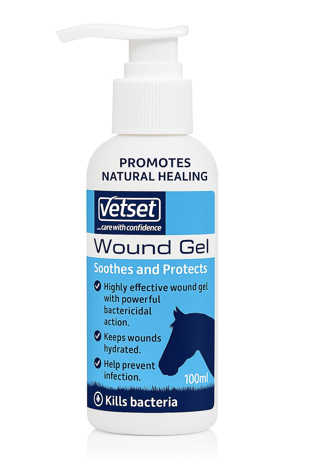 VetSet Wound Gel for Dogs Horses, Cats & Livestock 100ml
