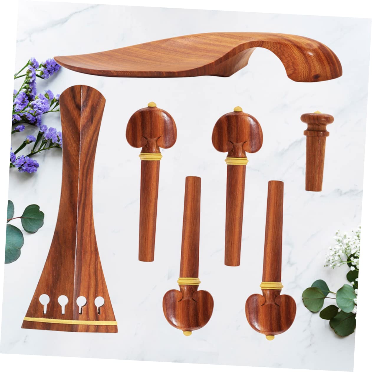 BESTonZON Cordiera Violino 2 Set Violino 4 Piroli Per Accordatore Violino 44 Pezzi Ricambio Per Violino Set Accessori Violino Peg Violino Cordiera Violino Violino