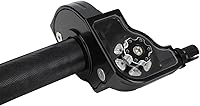 Vista 2 de JFG RACING Conjunto de Acelerador de Motocicleta, Empuñaduras de Acelerador Giratorio de 7/8" 22mm con Eje Rotativo, Cable de Acelerador CNC