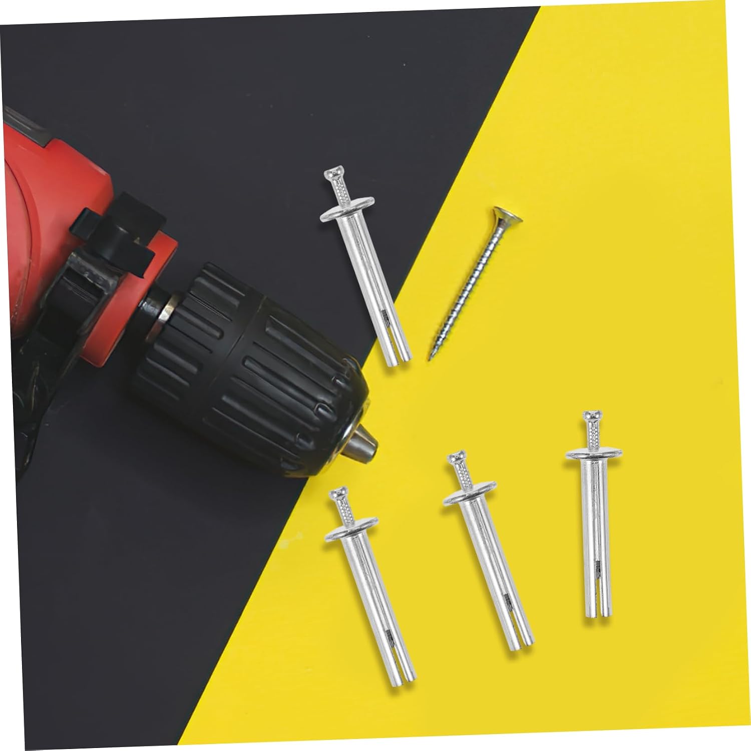 10pcs Drive Expansion Nails for Concrete Anchoring Easy Installation Masonry Fasteners Expansion Anchors for Wall Mounting and Heavy-Duty Applications