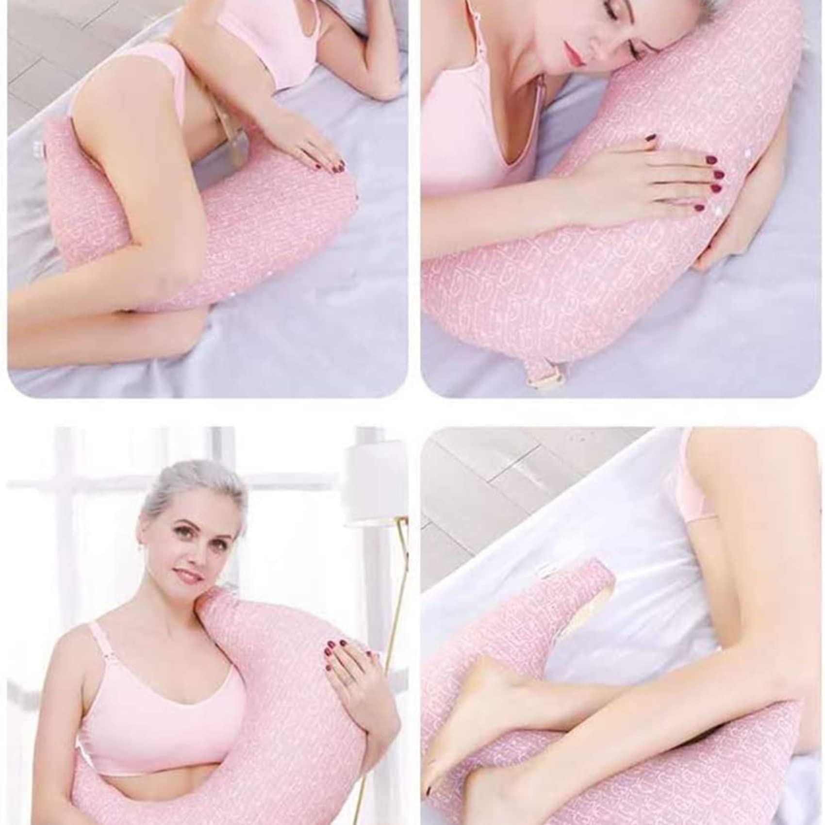 NLAVW Almohada de Lactancia para Lactancia, posicionador de bebé Premium Almohada Multifuncional Almohada de Soporte Infantil