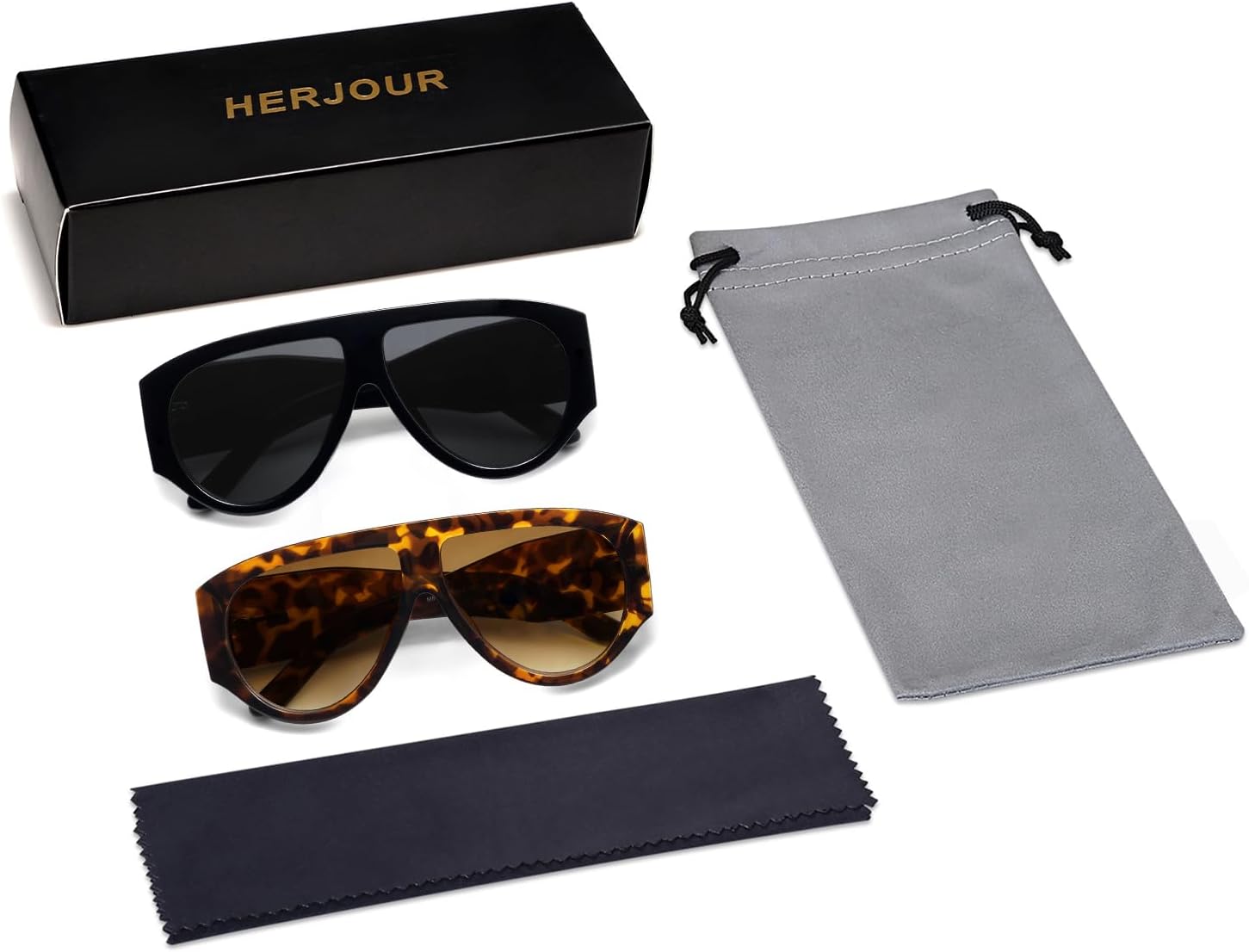 Oversized Retro Aviator Sunglasses Womens Mens 70s Classic Vintage Sun Glasses AR82227 - Image 5