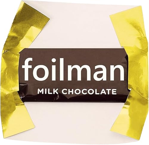 Miniatura 6 de Envoltura de papel de aluminio paquete de 100 envolturas de barra de caramelo con respaldo de papel grueso se pliega y envuelve bien lo mejor para