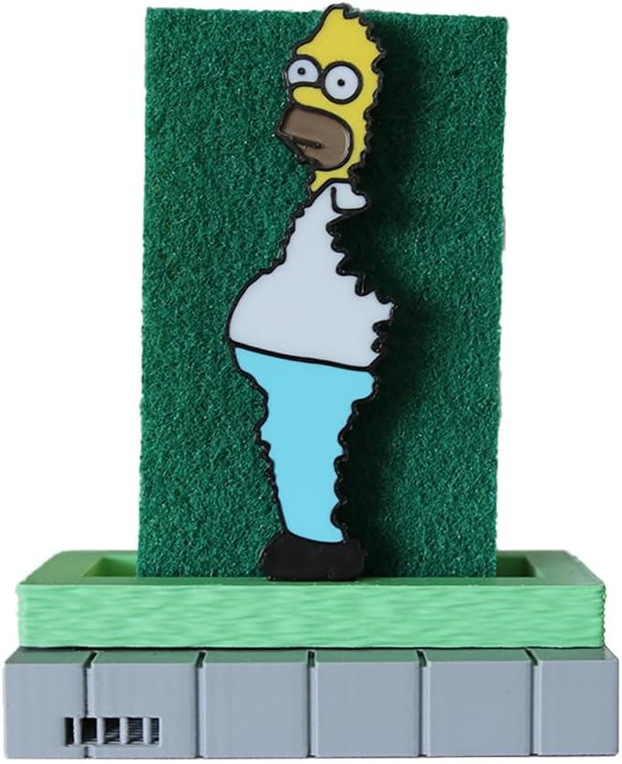 Homer Simpson Bush Meme Sponge Holder | Funny Kitchen Accessory | Unique Gift for Simpsons Fans | 3D Printed | Perfect for Meme Lovers