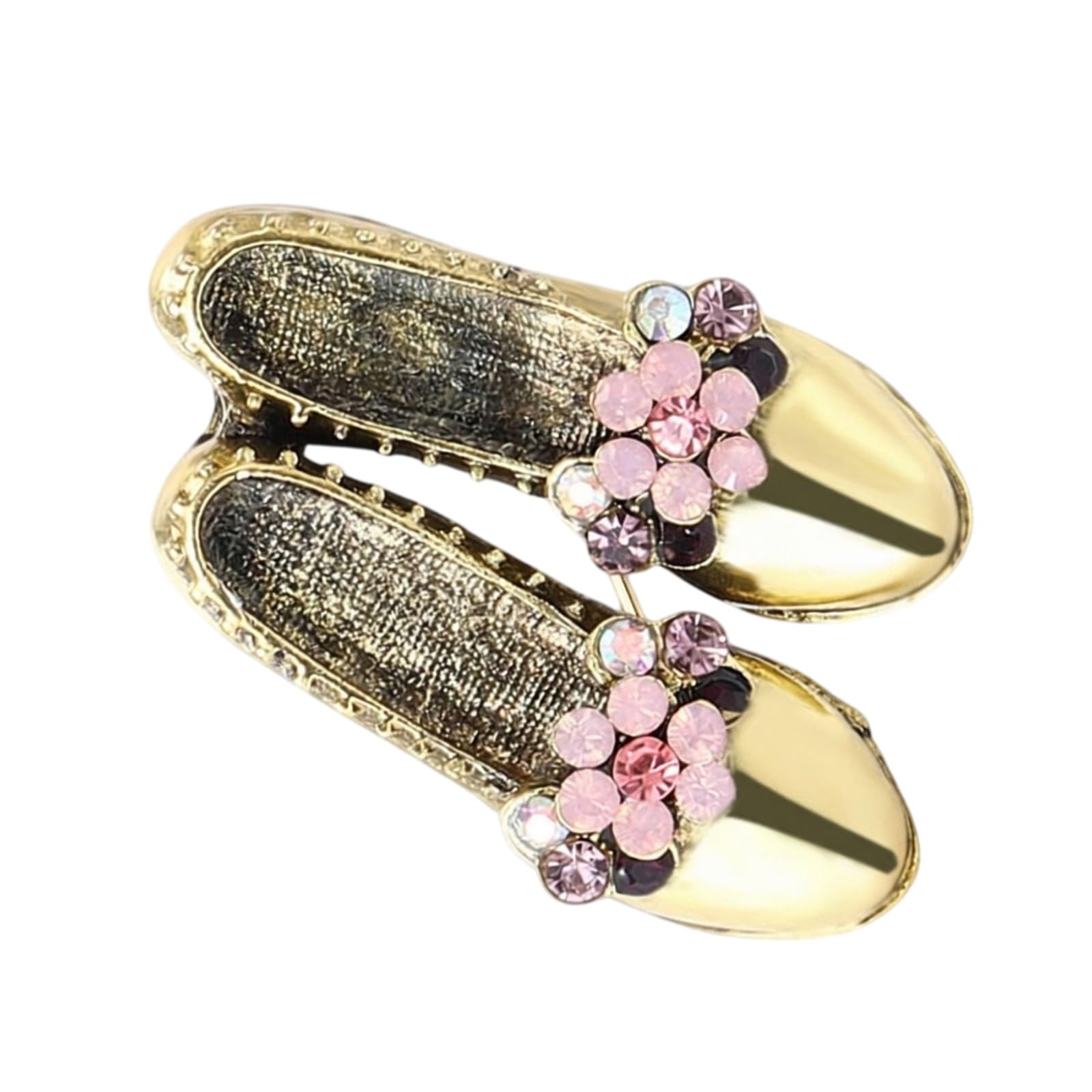 Ljmyy Elegant Vintage Shoe Brooch With Sparkling Rhinestones For Women And Men Perfect For Parties And Gifts
