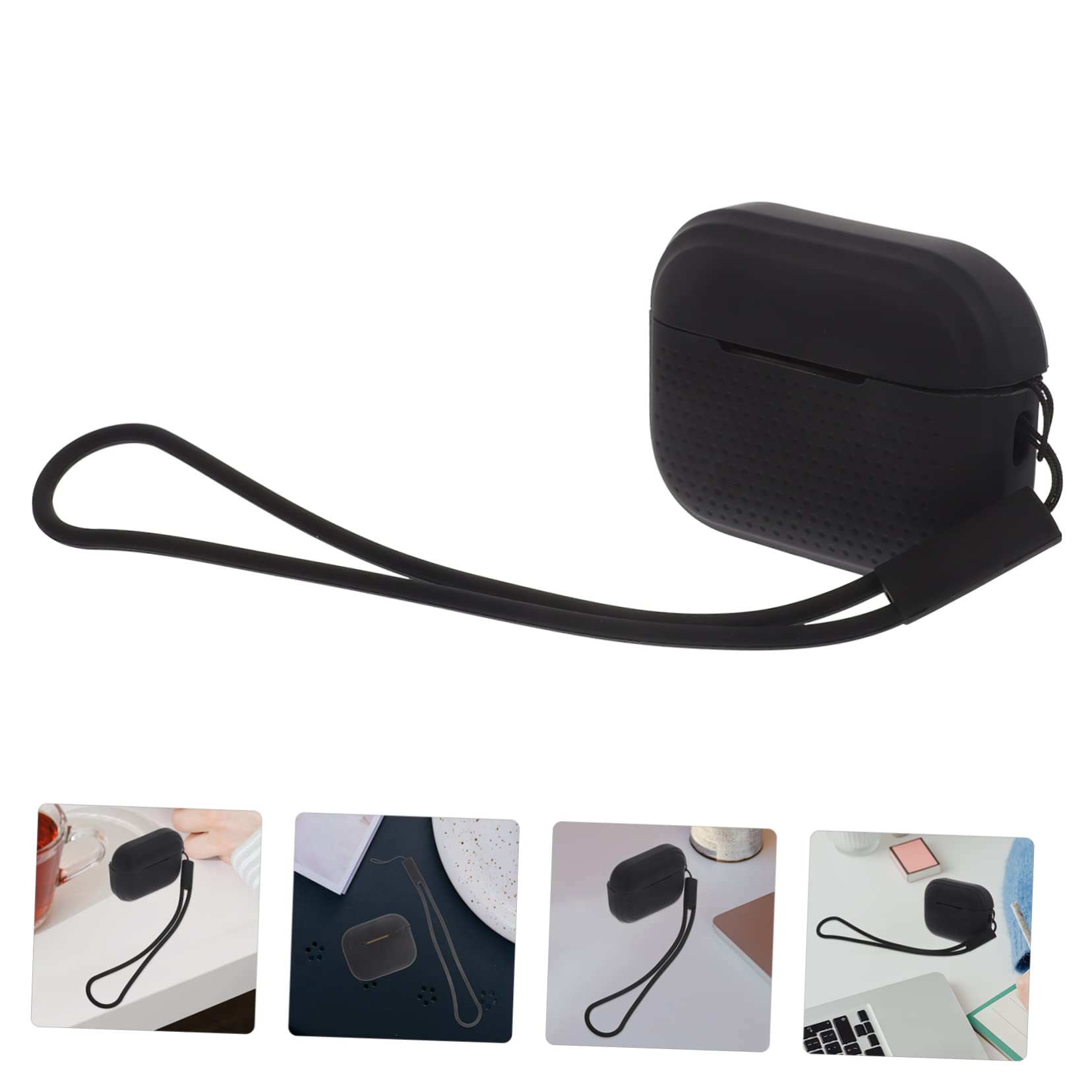 OSALADI 5 Piezas Caso De Auriculares Delicada Funda De Auriculares Inalámbrico Protector De Auriculares Portátil Cubrir Pro2 Gel De Sílice A Prueba De Polvo Estuche para Auriculares
