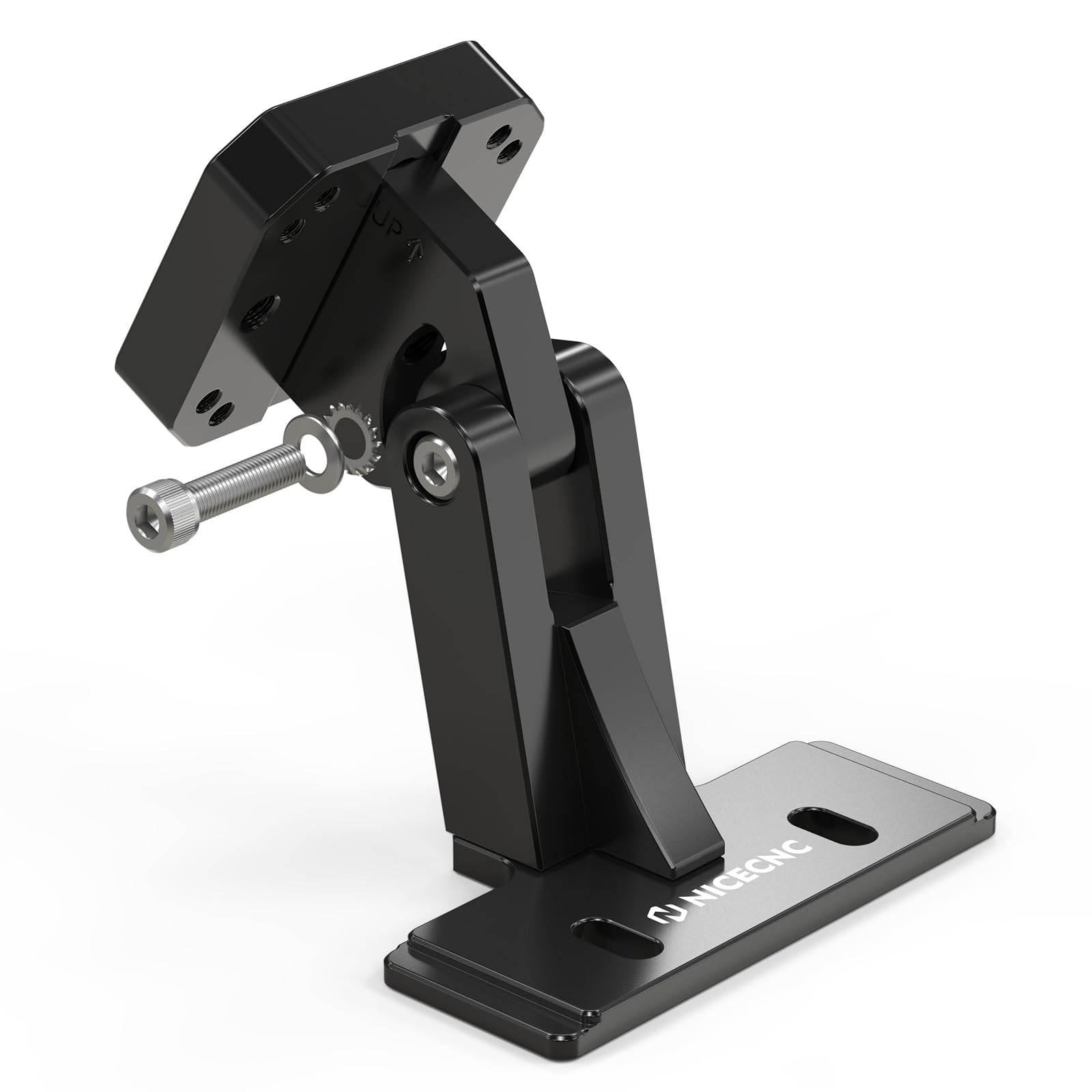 NICECNC Gerätehalterung, GPS-Handyhalterung, Navigationshalterung Compatible with 790 890 Adventure, 890 Adventure R 2023–2024, 890 Adventure R Rally 2024, Aluminium, CNC, eloxiert, schwarz