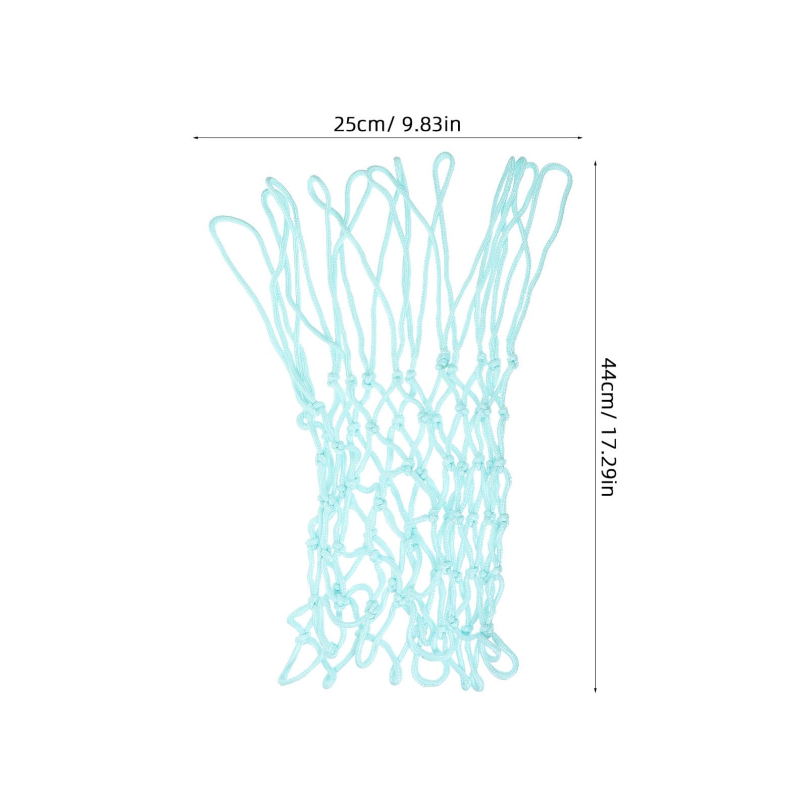 Gogogmee Glow The Dark Basketball Frame Net Heavy Duty Design Easy to Install for Use for Parks and Community Courts