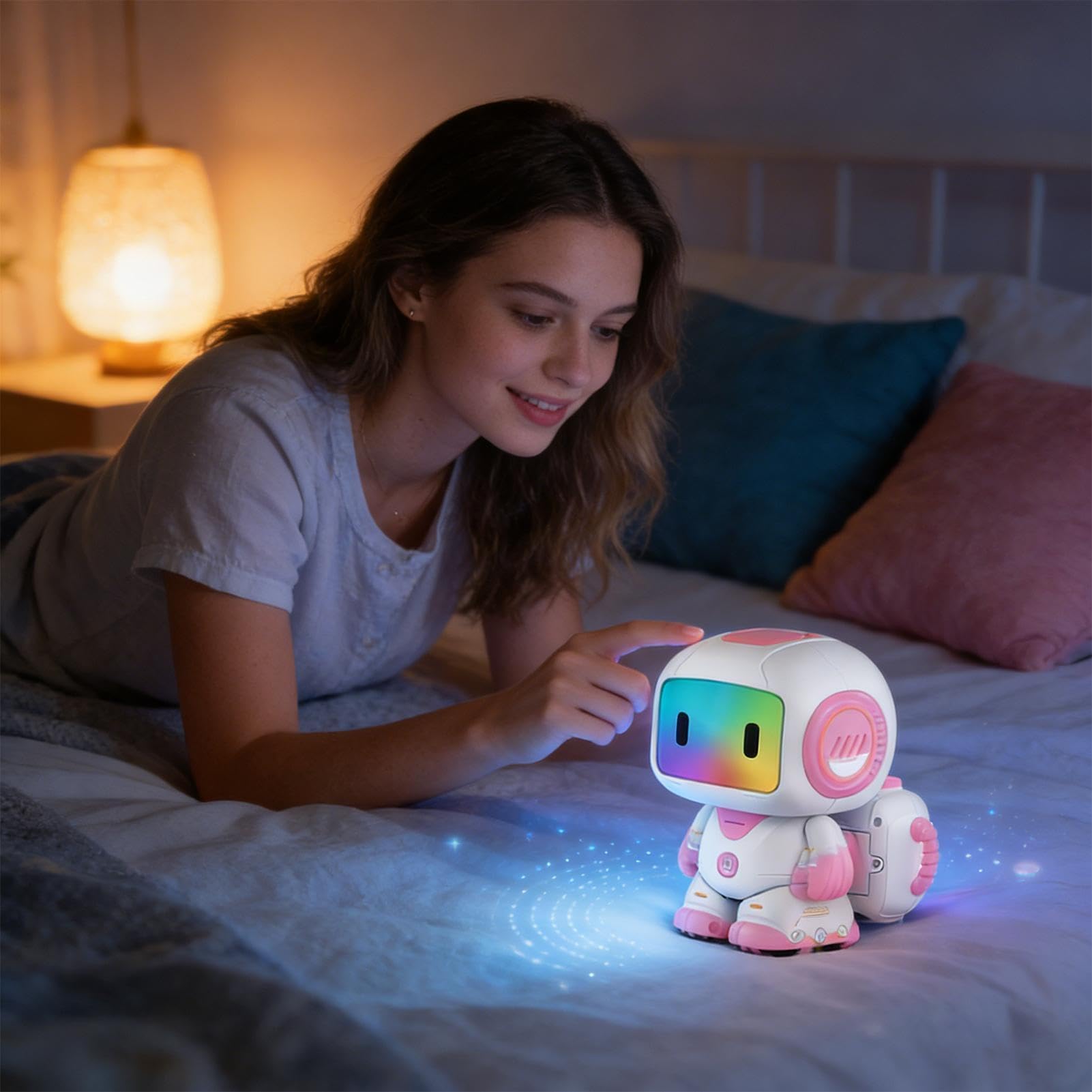 Robot Giocattolo Educativo per Bambini Programmabile E Ricaricabile Con