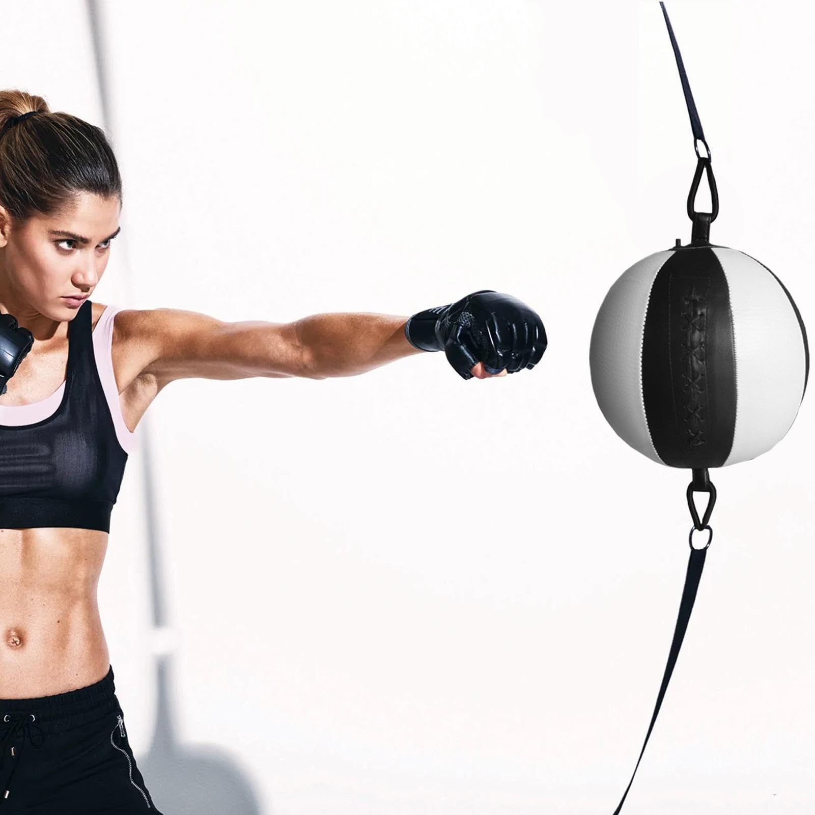 Pallone da boxe Reflex Ball - Apparecchio da allenamento per pugilato Punching Ball | Allenatore di reazione alla fascia | Attrezzature per l'allenamento per e adulti per migliorare il tempo di