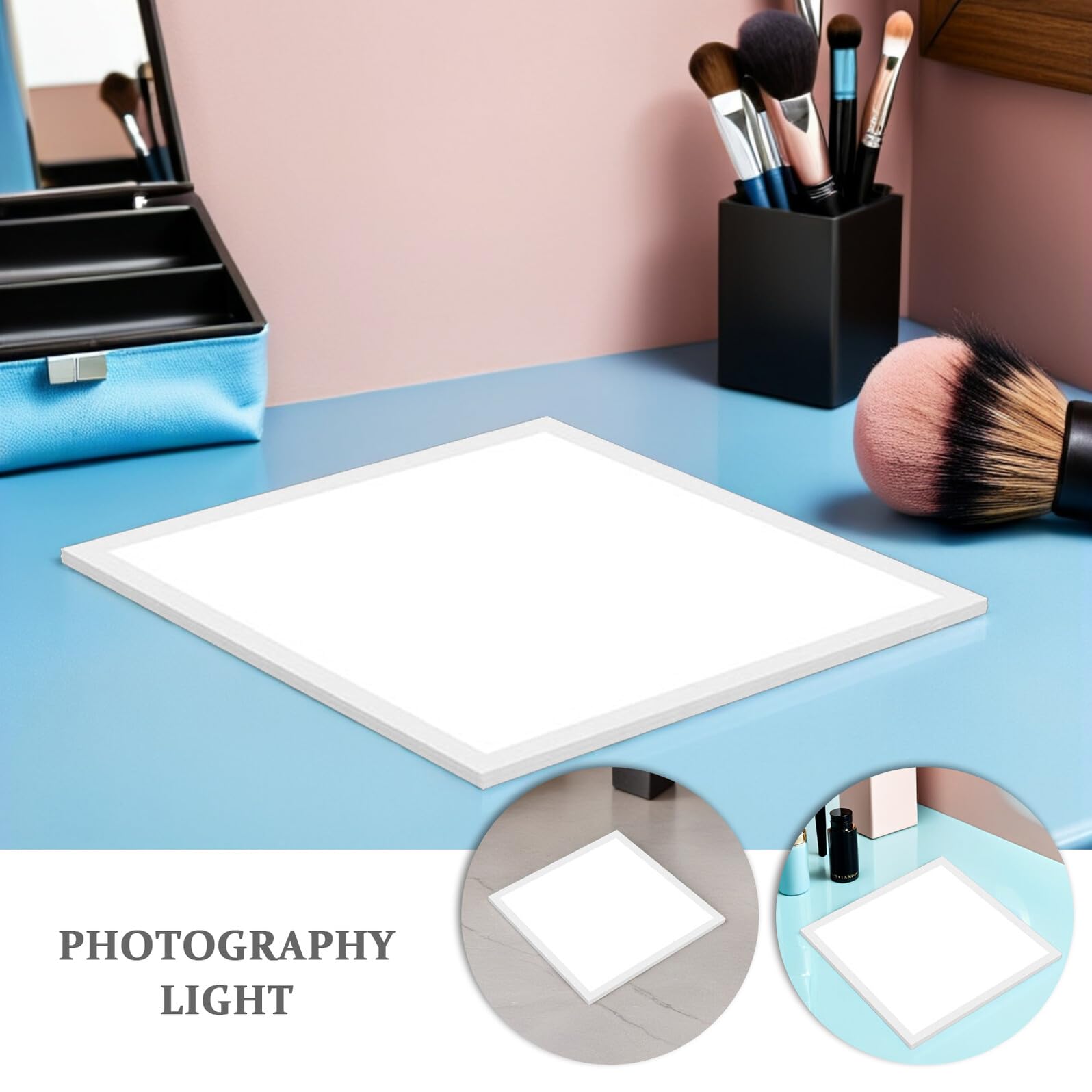 Homoyoyo Luce LED per Foto Lampada Foto Pannello LED Illuminazione Fotografica Portatile Luce per Fotocamera Video di Riempimento per Videocamere Uso in Streaming e Riprese