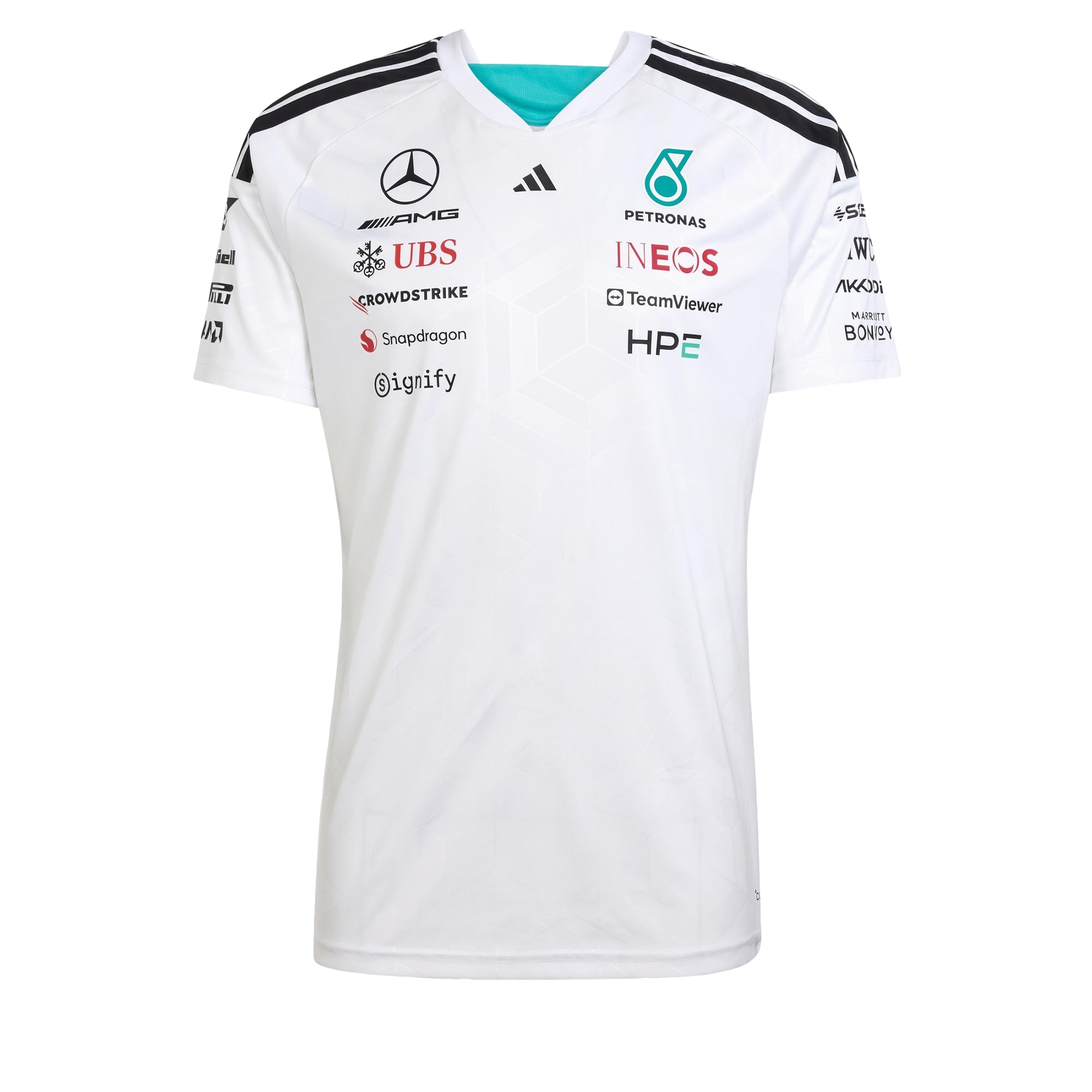Adidas Herren Mercedes - Amg Petronas Formula 1 Team Driver Jersey Short Sleeves - 5