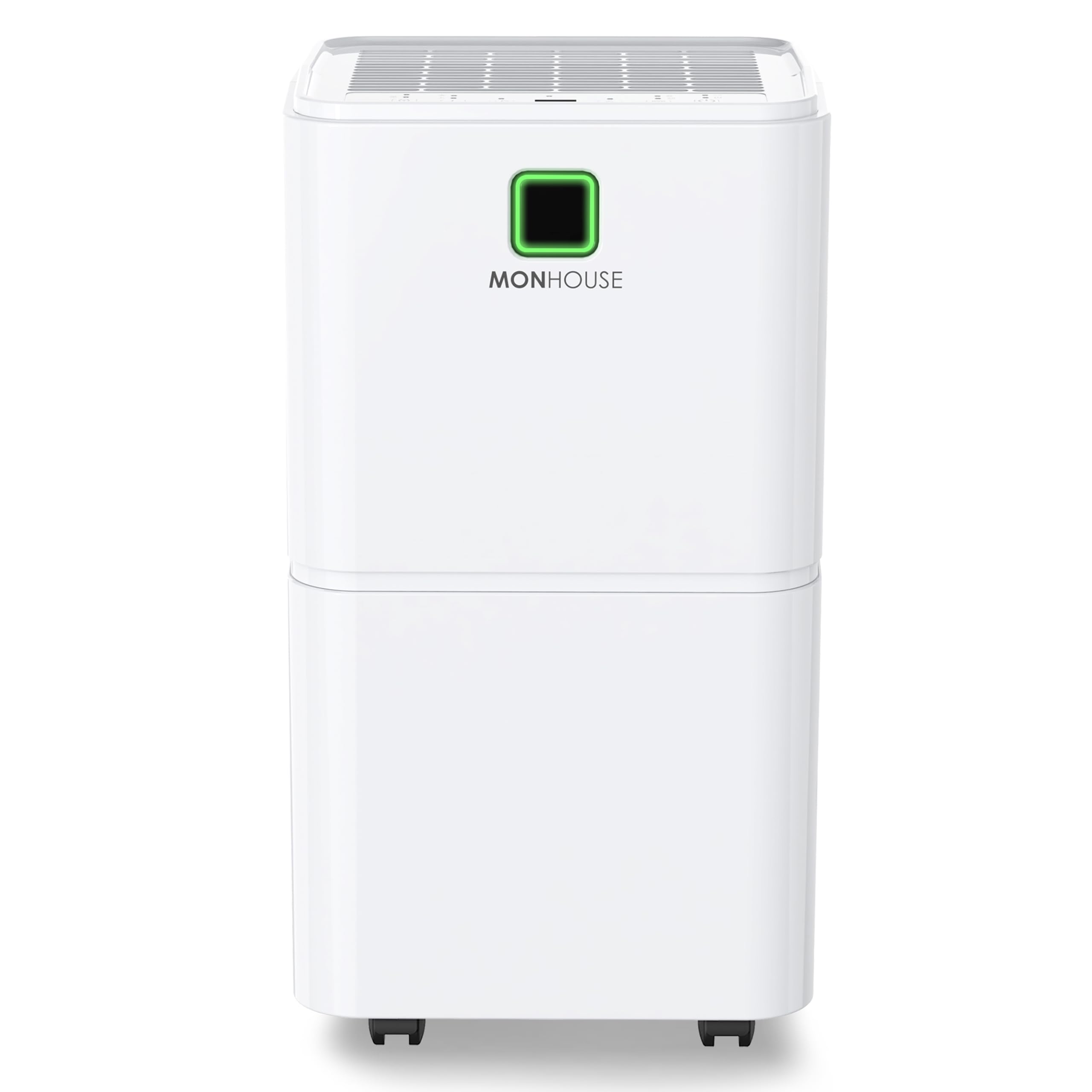 MONHOUSE Deumidificatore Digitale 12L/Giorno - Modalita Notte, Timer 24 Ore per Asciugatura del Bucato, Camera, Cantina, Garage E Cucina - Antimuffa Elettrico Portatile - Assorbiumidita Silenzioso