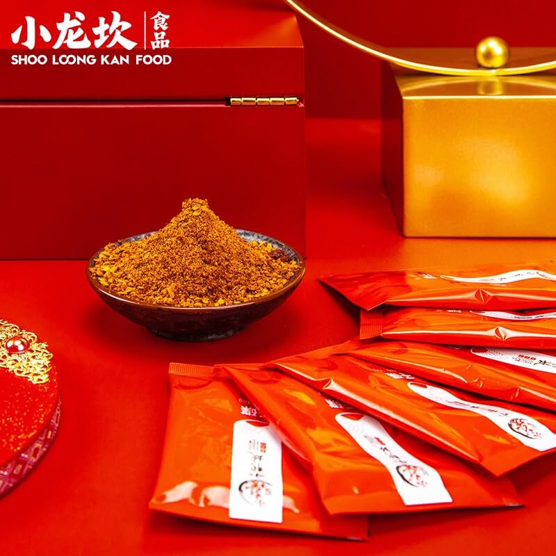 Chinese snacks, mixed noodles 火锅蘸料 干碟 辣椒面 烧烤调料 重庆小面 方便速食 (香辣蘸料100g)