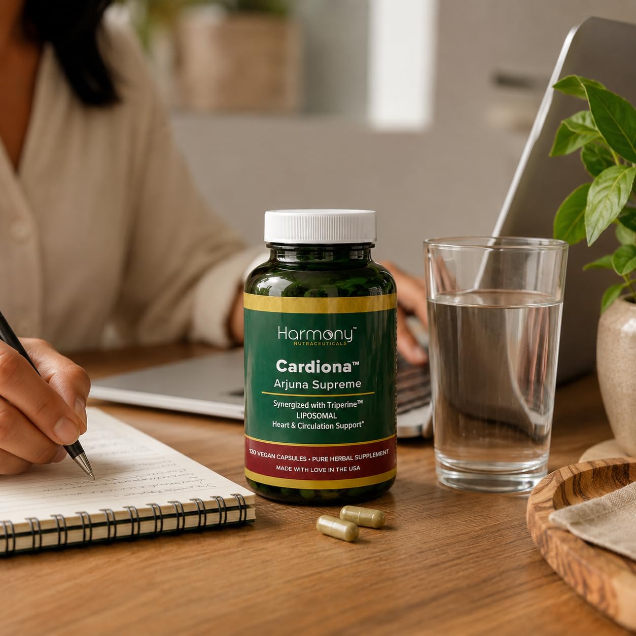 Arjuna Supreme – Synergized with Triperine - Highest Potency Maximum Bio-Activity Liposomal Dr. Gumman's Harmony Nutraceuticals Herb for Cardiovascular Support – 120 Vegan Capsules — Amazon image 10