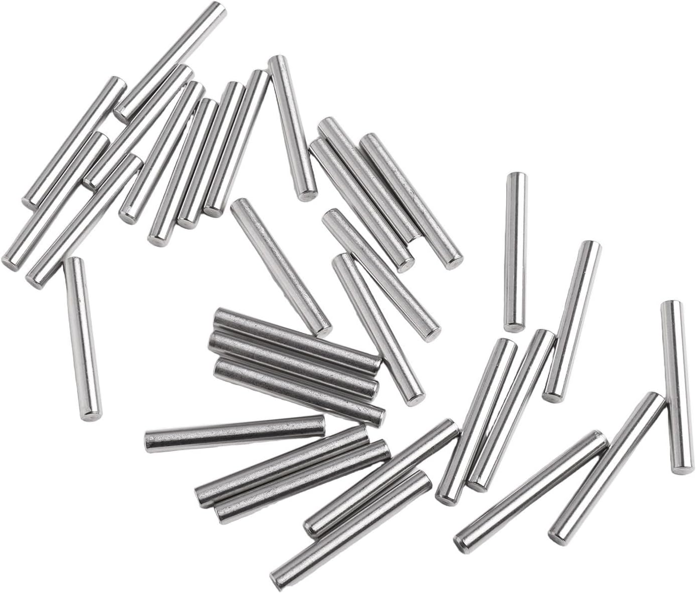 Heavy-Duty Stainless Steel Shelf Positioning Pins, 32-Pack Provides reliable support for cabinets and bookshelves