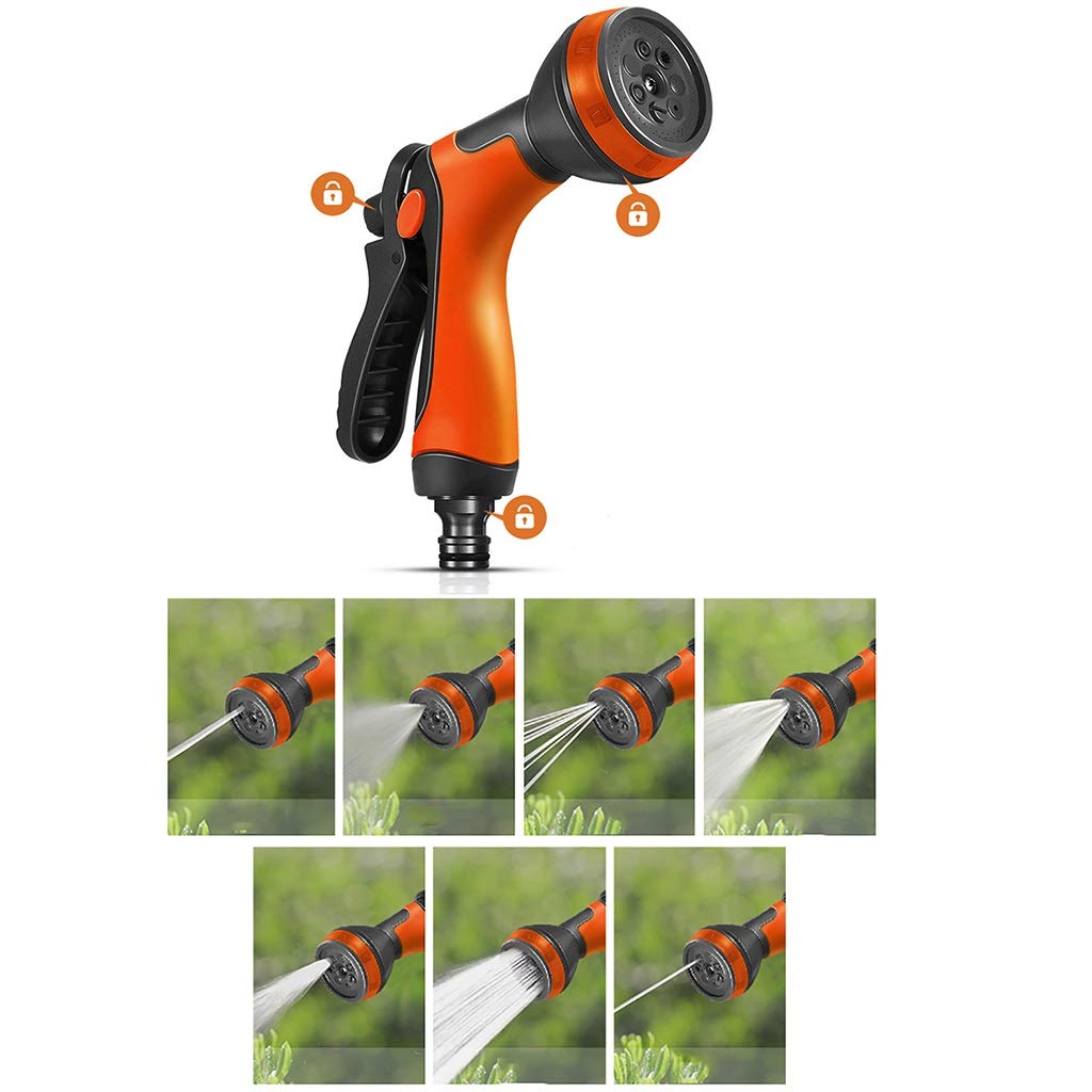 Gartenschlauch-Set Mit Hochdruck-Spritzpistole Leichter und tragbarer Feder-Teleskopschlauch Für Haustierreinigung/Autowäsche/Bodenreinigung usw. (Size : 40m)