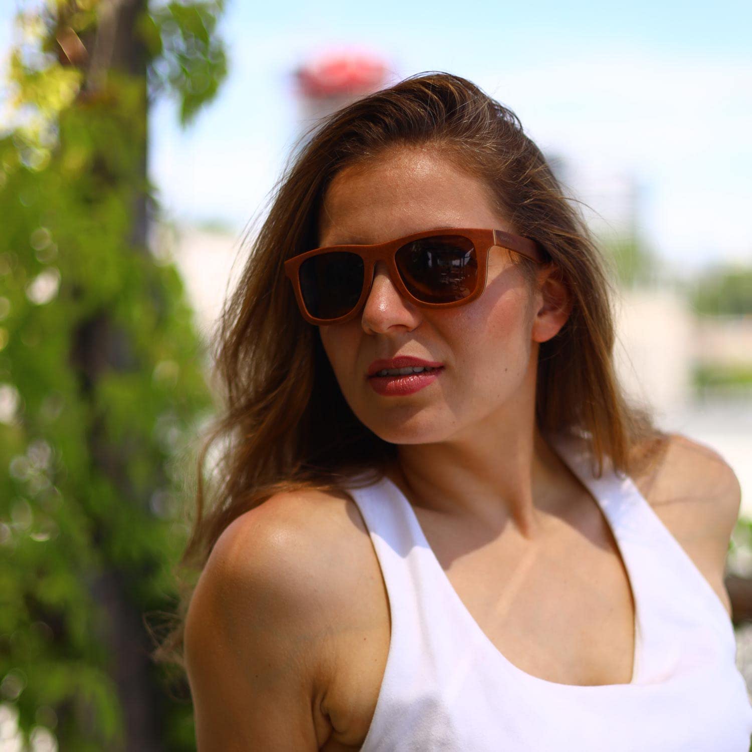 GOWOOD Gafas de sol clásicas de madera de arce hombre y mujer | Gafas de sol oscuras con lentes polarizadas Protección UV400