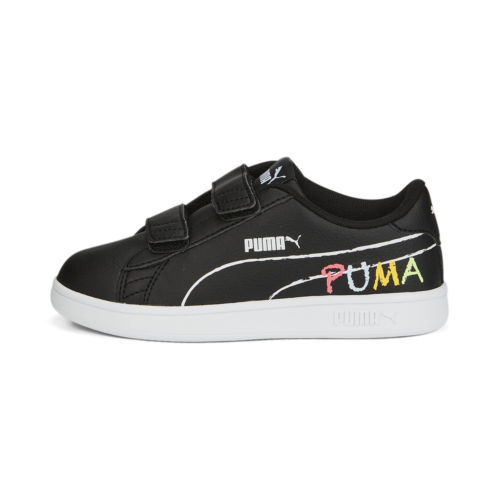 Puma Unisex-Kids Smash v2 Home School V PS, Black-White-Sunset Glow-Nitro Blue-Sun Stream, Sneaker - 12UK (38620001) (B09L5LLQ9C) Amazon Price History, Amazon Price Tracker