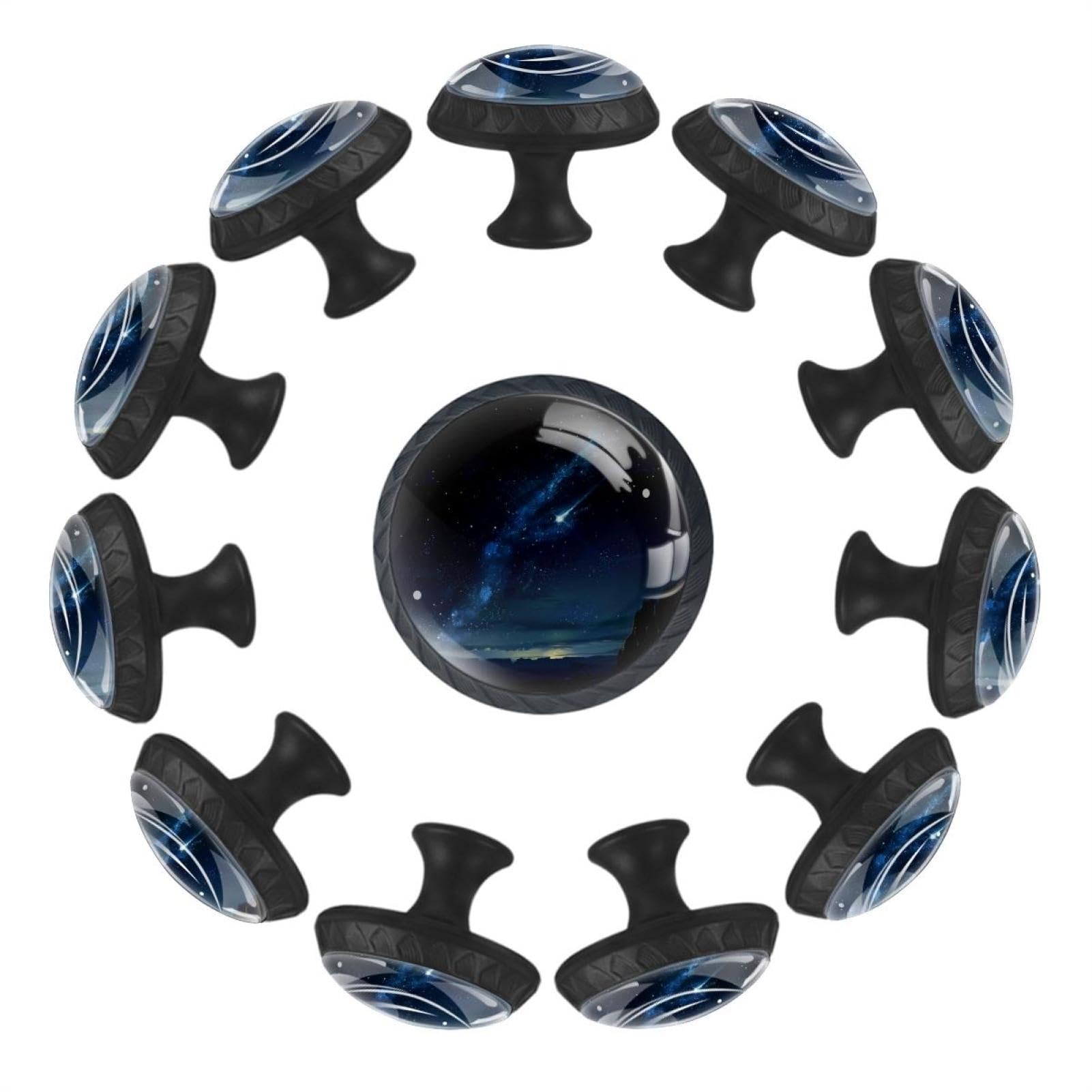 Boutons de tiroir en verre cristal au design tendance unique