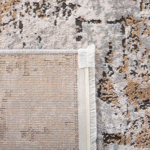 Tapete SAFAVIEH Shivan 66x122 cm Gris y Dorado miniatura 6