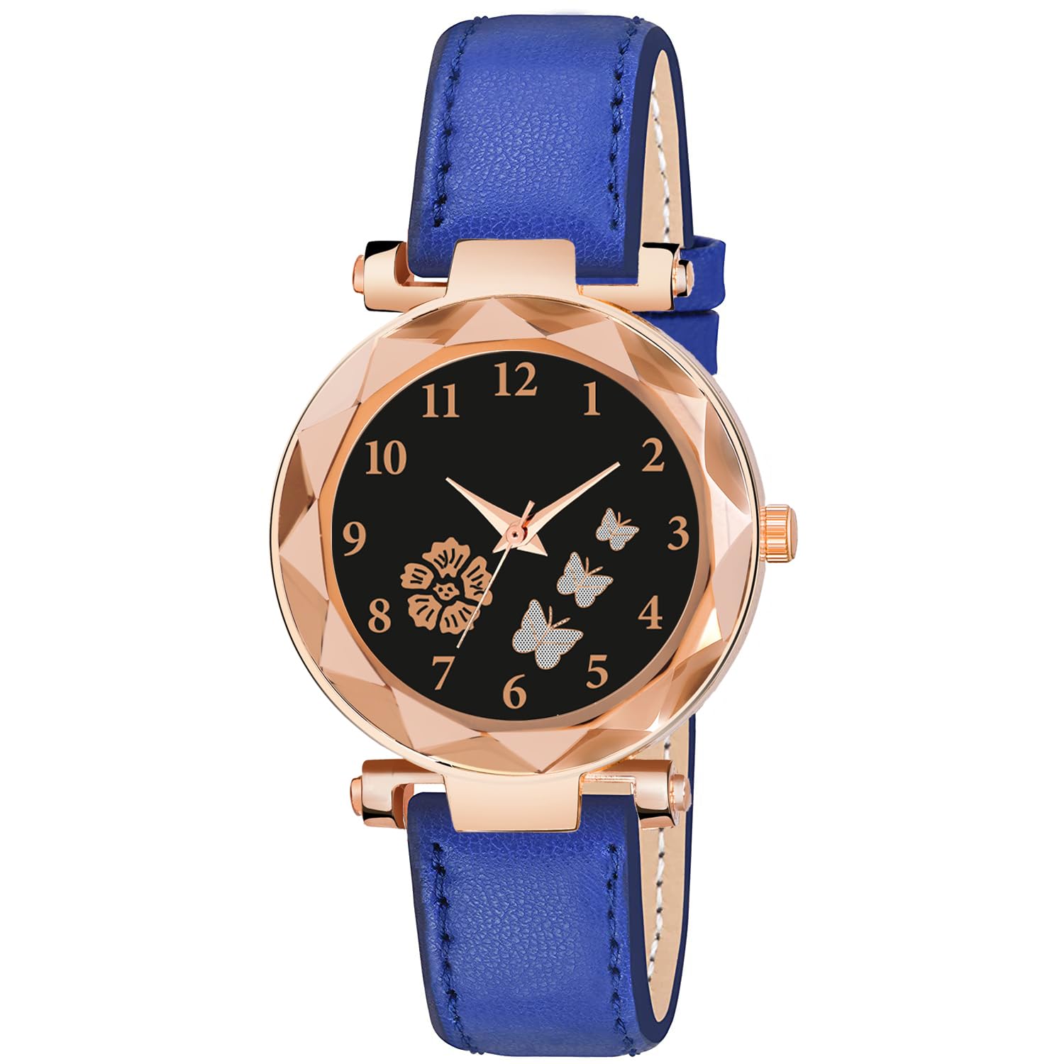 Talgo Alluring Analogue Flower Black Dial and Brown Leather Strap Graceful Stylish Wrist Watch for Girl and Women Pack of 1-GEN-RG-Flower-BF-BLK-D-BRW-PLN-L-1 (Brown) (B0CC5Z8JDD) Amazon Price History, Amazon Price Tracker