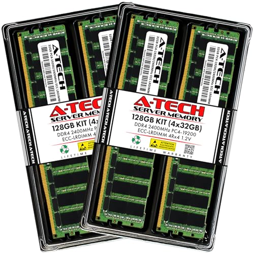 Amazon.co.jp: A-Tech 128GB キット (4x32GB) 4Rx4 PC4-19200 負荷軽減