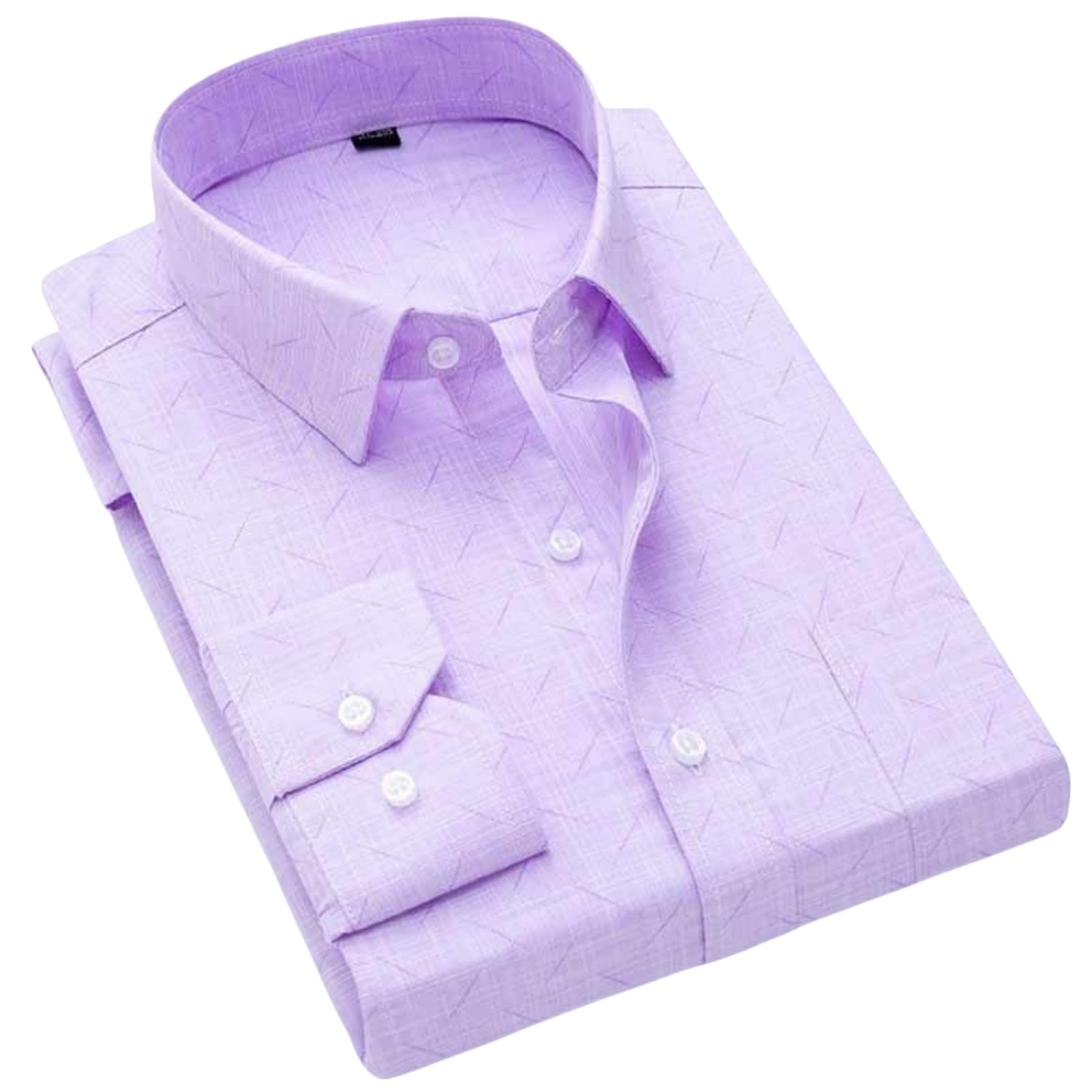 Camicia in cotone a maniche lunghe da uomo
