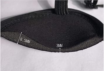 Adult/Child Breathable Adjustable Concave Strabismus Eye Patch Pad Amblyopia Corrected Single Eye Mask for Lazy Eye(L Size)
