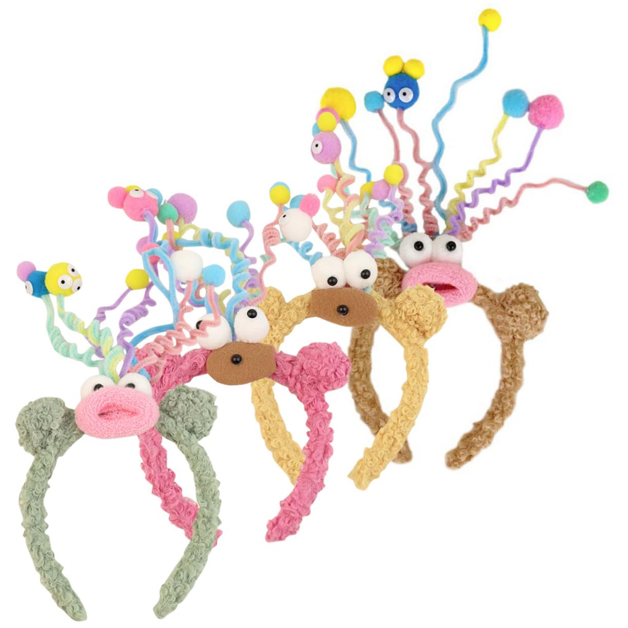Alipis 8stücke Kawaii Haarreif Mit Niedlichem Monster-design Für Mädchen Für Geburtstagsfeiern Fotorequisiten Und Themenpartys