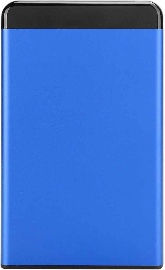 Shanrya Portable Hard Disk Box, USB 3.0 Mobile Hard Disk Box, Aluminum Alloy Disk Box, 2.5-Inch SSD/SATA Aluminum Alloy Enclosure, 8TB for Outdoor Working Laptop
